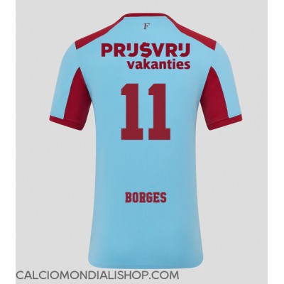 Maglie da calcio Feyenoord Goncalo Borges #11 Terza Maglia 2025-26 Manica Corta Maglie da calcio Feyenoord Goncalo Borges #11 Terza Maglia 2025-26 Manica Corta